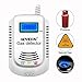 Geardon Natural Gas Detector,Home Kitchen Methane,Propane,Compound Alarm;Charging or 9V Rechargeable Battery (Not Included) Voice Promp,LED Display Leak Tester,Sensor;Monitor Combustible Gas Level