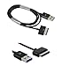 Rienar USB 3.0 Data Sync Charger Cable for Asus EeePad TF101 TF201 TF300T TF700T SL201