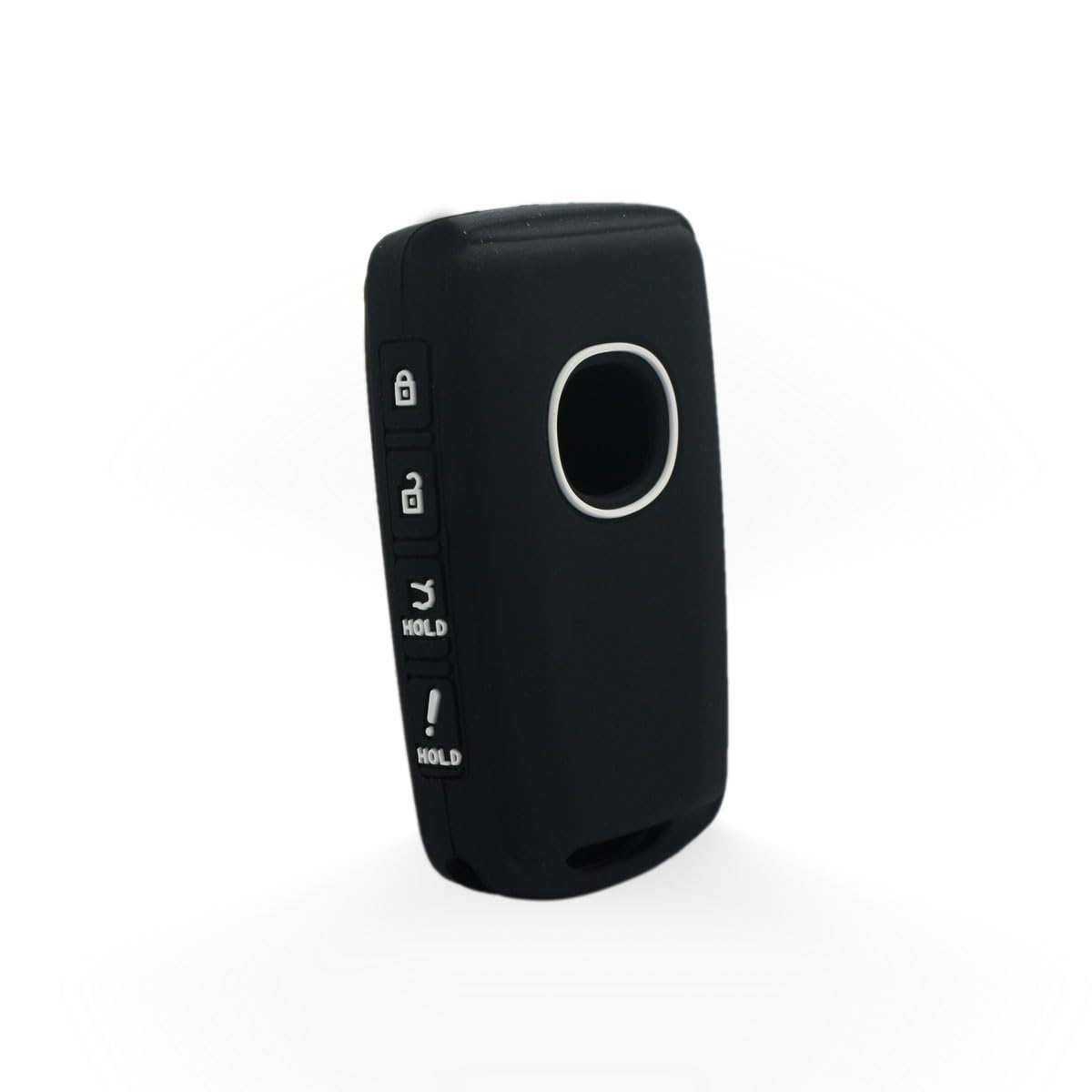 BROVACS Silicone Cover Protector Case Holder Skin Jacket Compatible with MAZDA 4 Button Smart Remote Key Fob CV9533 Black