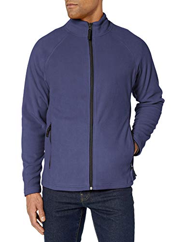 Cutter & Buck Summit Full-Zip Microfleece Sudadera, Azul Marino, M para Hombre