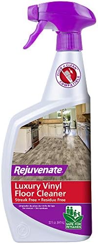 Amazon Com Rejuvenate High Performance Luxury Vinyl Tile Plank Floor Cleaner Ph Neutral Formula Doesn T Leave Streaks Or Dulling Residue 32oz Home Kitchen