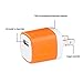 Wall Charger, HUHUTA 3PCS Universal Charger Home Travel Fast Charger Power Adapter for iPhone 7 7s 6s Plus, iPad, Samsung Galaxy S7 S6, Motorola, LG G4 G3 and More Devices. (Orange, Rosered, Purple)