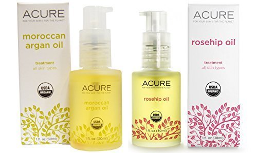 Acure organics certified organic rosehip oil and argan …