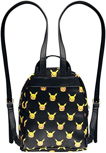 Difuzed POKÉMON - Pikachu AOP Mini Backpack Nero E Giallo, Standard - Image 3