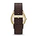 Skagen Men's 'Klassik' Quartz Stainless Steel and Leather Dress Watch, Color:Brown (Model: SKW6066)