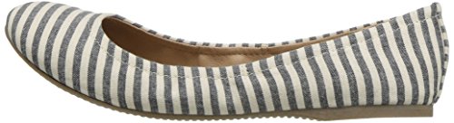 Topline Women's Ovalia Ballet Flat, Ivory, 5.5 M US
