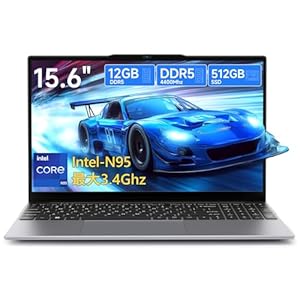 ノートパソコン 15.6インチ【オンライン授業・在宅ワーク・事務作業向け】Intel N95 最大3.4GHz Win11 Pro