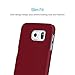 S6 Case, Galaxy S6 Case - TURATA [Slim Fit] Premium Coated Non Slip Surface [Red] Four Layer Paint Designed Hard Case for Samsung Galaxy S6 G9200 - Red