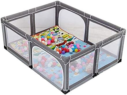 Seveni Playpensマットとボール付きの子供の遊び場屋内公園ポータブル折りたたみ式赤ちゃん