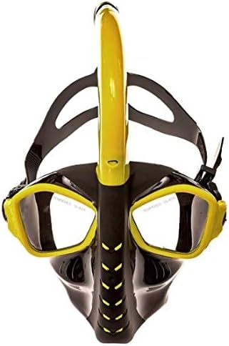 Flamingo Bonut Full face Snorkel mask Kids Snorkel Mask Anti-Fog and Anti-Leak Alien Full Face Design Snorkeling Diving Mask Technology Water Sports