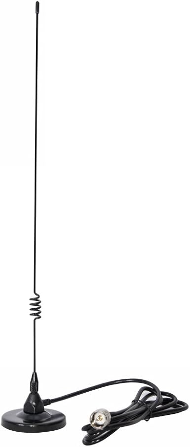 Dualband Mobile Antenna 2m/70cm VHF/UHF Ham Radio, 137-149, 437-480 Mhz,  Magnet Base PL-259 Connector, 10 Ft RG58 Cable - Amazon.com