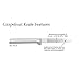 Rada Cutlery Grapefruit Knife Stainless Steel Serrated Blade With Aluminum Made in the USA, 7 Inch, Silver handle
