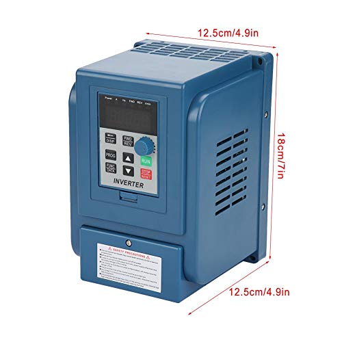 Adjustable-Frequency Drive, Variable Frequency Drive VFD 3 Phase Speed Controller Inverter Motor AC 380V 1.5kW 4A