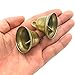 Favordrory 35PCS 38mm/1.5inch Vintage Bronze Jingle Bells, Craft Bells for Dog Potty Training, Housebreaking, Making Wind Chimes, Christmas Bell and etc