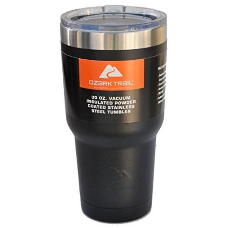 Ozark Trail Powder Coated Tumbler, 30 Ounce, Black