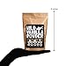 Stand-up Food Pouch Kraft Zip Lock Zipper Foil Lined Food Bag 2 ounce - FDA and USDA Food Compliant (10 Pack)