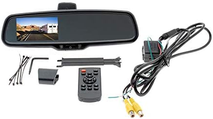 OE Fit Replacement Rear View Mirror with Auto Dim and 4.3" Rear Camera Display
