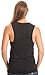 Ann Arbor T-shirt Co. Queen of Squats | Workout Athletic Gym Lifting Women's Flowy Muscle Tank Top-(GirlTank,L) Heather Black