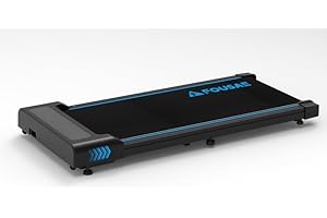 FOUSAE Walking Pad Treadmill, 3 in 1 6.2 MPH Treadmill for Home with Double Frame 330 LB Weight Capacity, 2.5 HP Under Desk W