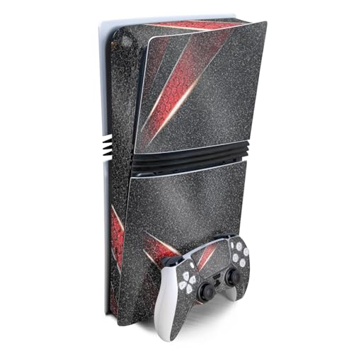 Glossy Glitter Gaming Skin Compatible with Sony PlayStation 5 PS5 Pro Bundle -…