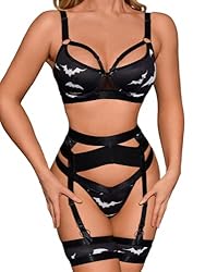 Kaei&Shi Garter Belt Thong Lingerie for