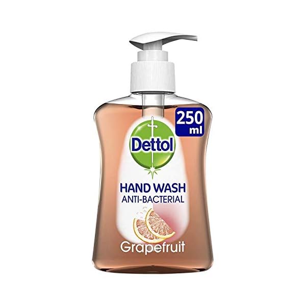 Dettol-Moisture-Antibacterial-Hand-Wash-Soap-Grapefruit-Dispensing-Pump-250-ml Dettol Moisture Anti Hand Wash Soap Dispensing Pump, 250 ml, Grapefruit, 1 Count