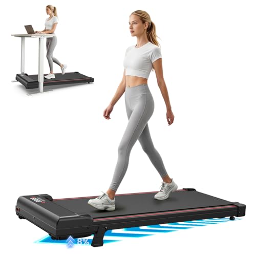 HomeFitnessCode Laufband Walking Pad mit Neigung 8KMH für Zuhause Schwarz