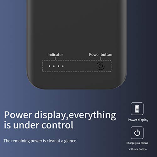 iPhone 12 & iPhone 12 Pro Battery Case LUOWAN 6800mAh Slim Portable