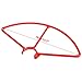 Kocome 4Pcs Light Weight Propeller Prop Guard Protector For Yuneec Q500 4K Typhoon Red