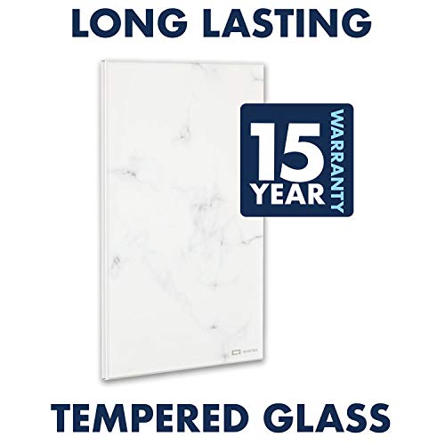 Quartet Glass Desktop Notepad, 9" x 6", Whiteboard, Dry Erase Surface