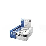 FitJoy Protein Bars, Gluten Free, Grain Free, High Protein Snacks - Low Sugar, Low Carb, 20g Protein Bar - Cookies & Cream, 12 Pack of 2.11 oz. Bars (Packaging May Vary)