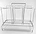 Bottle Drainer Drying Rack For 6 Large Water Bottles White Drip Tray Mason Jars Cutting Boards Plastic Bags Fits Most Beer Bottles Glass Water Bottles Wine Plastic Stainless Steel Bottles Kitchen