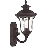 Livex Lighting 7850-07 Oxford 1 Light Outdoor Wall Lantern, Bronze