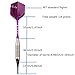 Soft Tip Darts Set - 18g Darts Plastic Tip - 16g Dart Barrels w/ 50 O-Rings + 6 Shafts（Aluminum & White Plastic Rods + Extra 50 Replacement Soft Tips Accessories for Electronic Dart Board