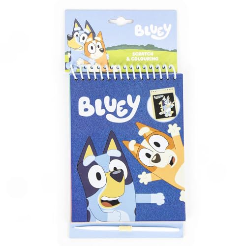 CERDÁ Life's Little Moments Set de Papeterie Bluey, Couleur, 14 x 20,5 x 1 cm (2700001803), Bleu