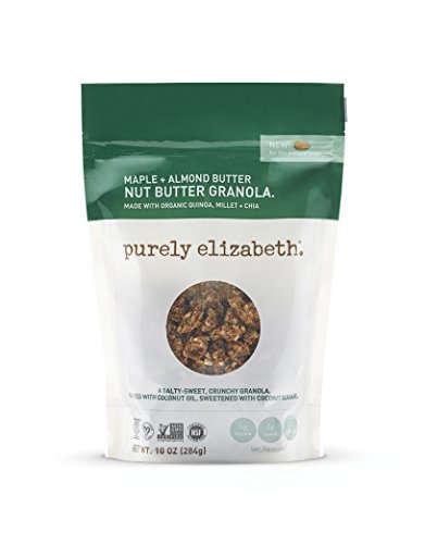 purely elizabeth Non GMO Organic Maple Almond Nut Butter Granola, 10 Ounce - Thumbnail 2