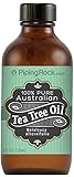Piping Rock 100% Pure Tea Tree Oil Australian 4 oz (118 mL) Bottle Melaleuca Alternifolia