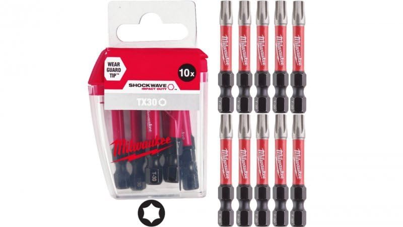 Milw Milwaukee Bit TX30 50 mm Shockwave (10) Display 4932471574