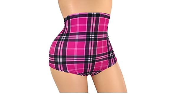 pink plaid bathing suit