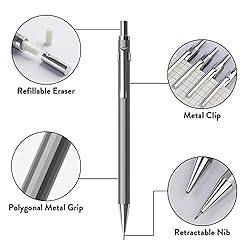 Four Candies 0.5mm Mechanical Pencil Set with Case