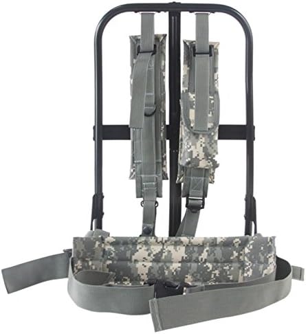 AKmax ALICE BackPack Iron Frame with ACU Digital Grey Cordura Straps and Waist Belt