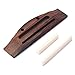 Alnicov 4 String Guitar Parts Rosewood Bridge& Saddle Nut&Shell Dot For Ukulele
