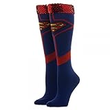 DC Comics Superman Suit Sequin Cuff Knee High Socks