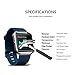 [3-PACK] Tempered Glass Screen Protector for Fitbit Blaze Smart Watch 9H Hardness HD Ultra Clear Film for for Fitbit Blaze Smart Fitness Watch