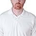 Men's 7 oz Hanes STEDMAN Cotton Pique Polo Adult XL(46-48), White