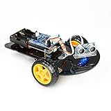UCTRONICS Smart Robot Car Kit for Arduino Automatic Avoidance of Obstacles with UNO R3, 2-Wheel Drives, HC-SR04 Ultrasonic Sensor, L293D Motor Control Shield, Micro Servo Motor 9g