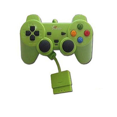 Controle com Fio para PS2 Feir - Verde - FR-206