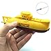 EUDAX Mini RC Water Boat Toy Remote Control Boat Plastic Model Submarine Ship Electric Toy Waterproof Diving in Water Indoor Toys for Fish Tank Pools Kids Gift (Yellow)