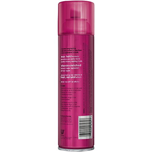 Suave H/S Max Hld Areo Size 11z Suave Max Hold Unscented Hair Spray, Aerosol