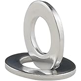 Fajoeda M6 Flat Washers 120Pcs M6 304 Stainless Steel Flat Washer for Bolts Screws, M6 x 12 mm x 1.5 mm